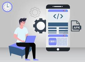 app-development-concept-illustration-free-vector app-development-concept-illustration-free-vector